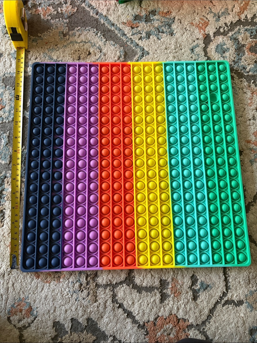 Large Rainbow Pop It Sensory Fidget Toy